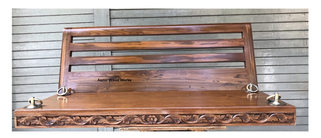 wooden jhulla