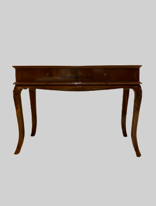 wooden console table