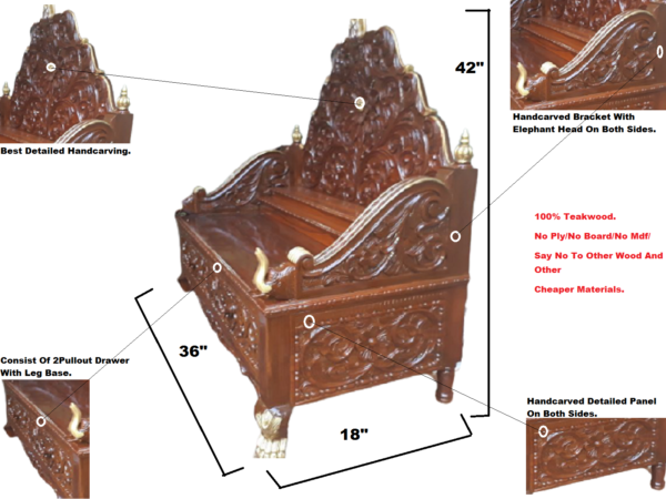 wooden temple for home