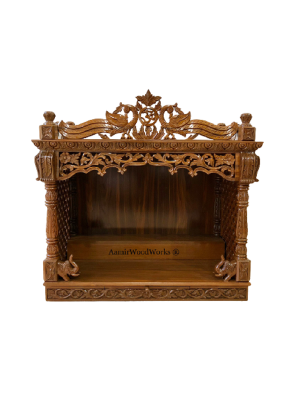 wooden temple for home