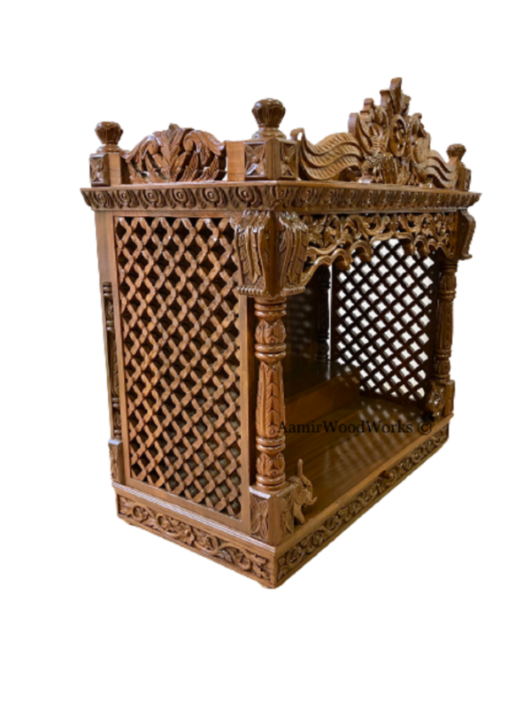 wooden temple for home
