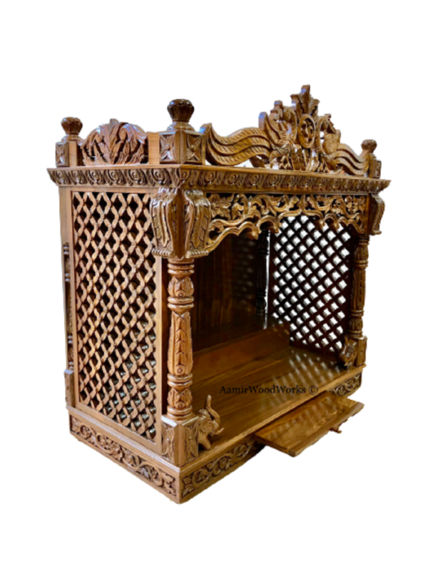 wooden temple for home
