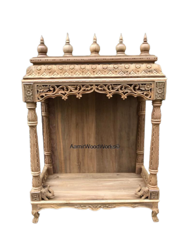 wooden temple for home