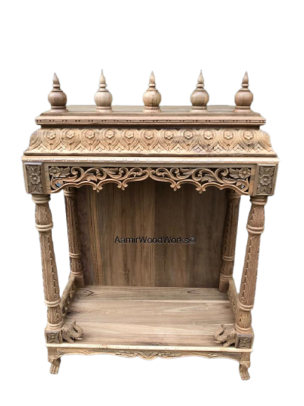wooden temple for home