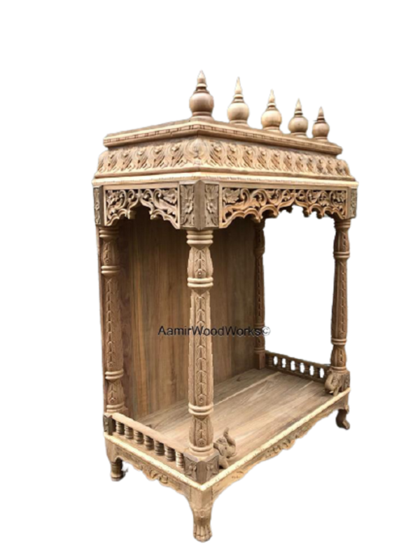 wooden temple for home