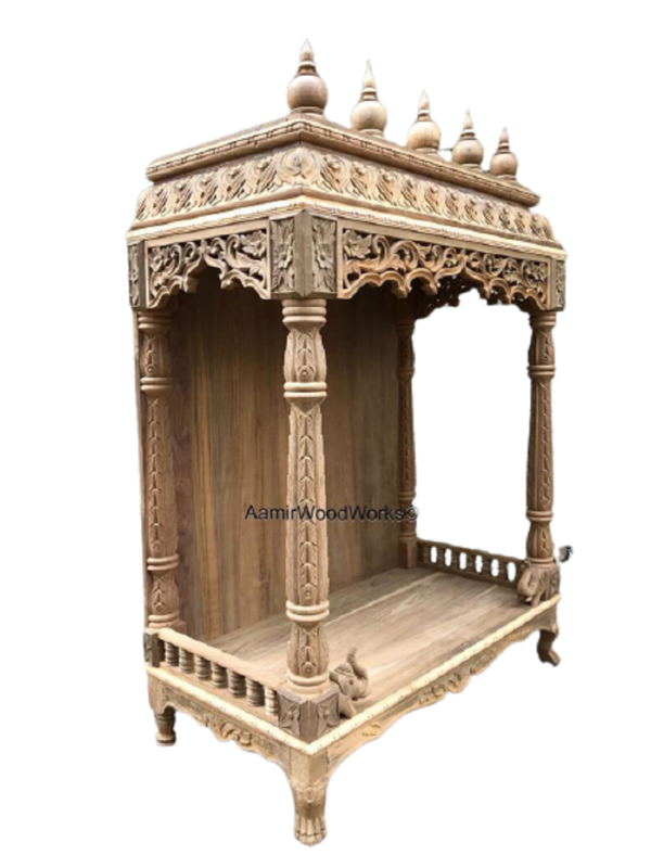 wooden temple for home