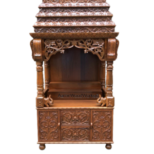 wooden temple for home