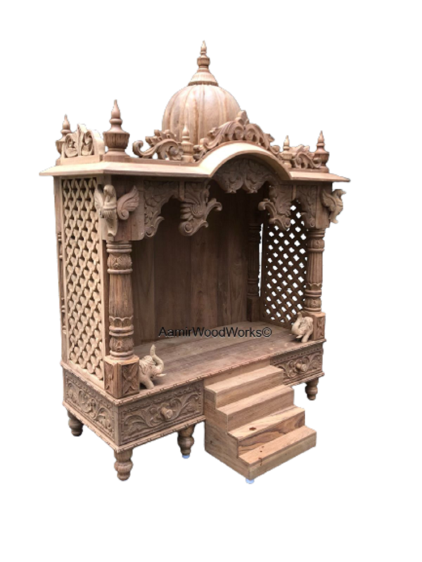wooden temple for home