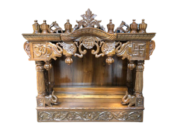 wooden temple for home