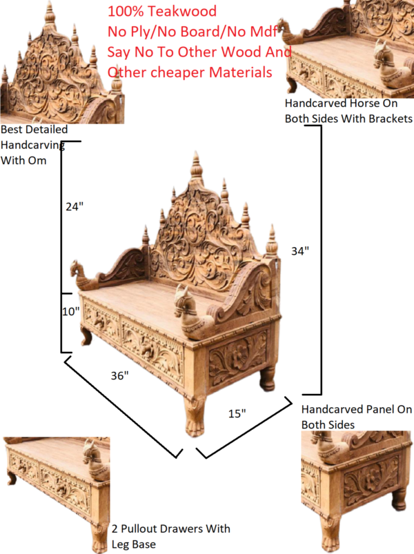 wooden temple for home