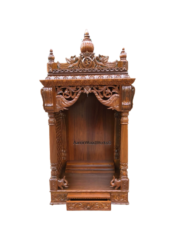 wooden temple for home