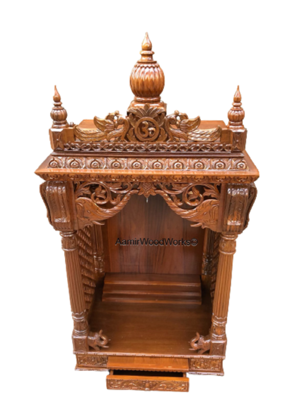 wooden temple for home