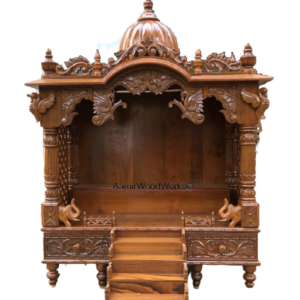 wooden temple for home