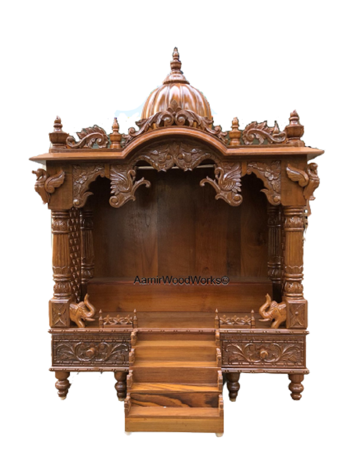wooden temple for home