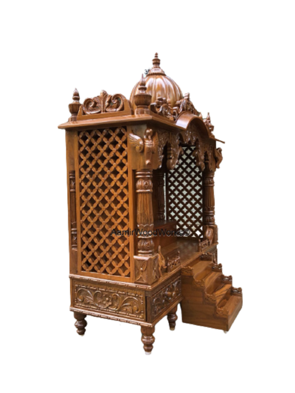 wooden temple for home