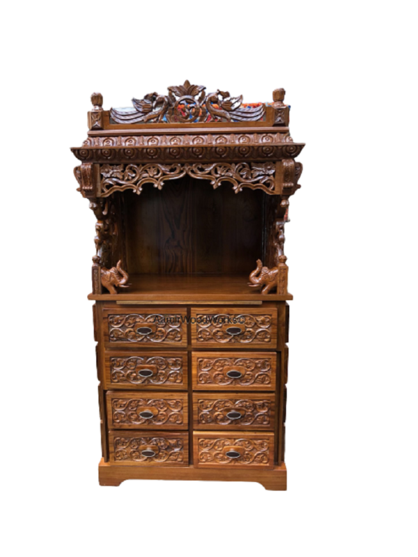 wooden temple for home