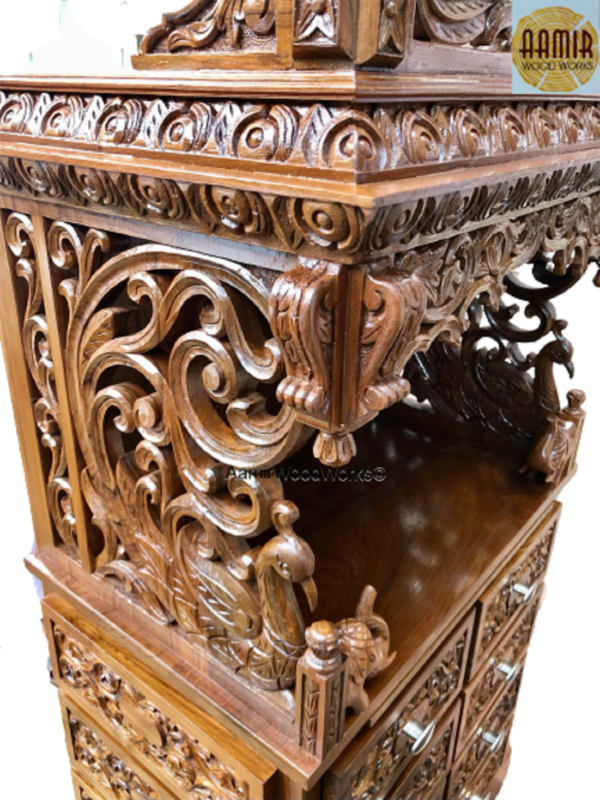 wooden temple for home