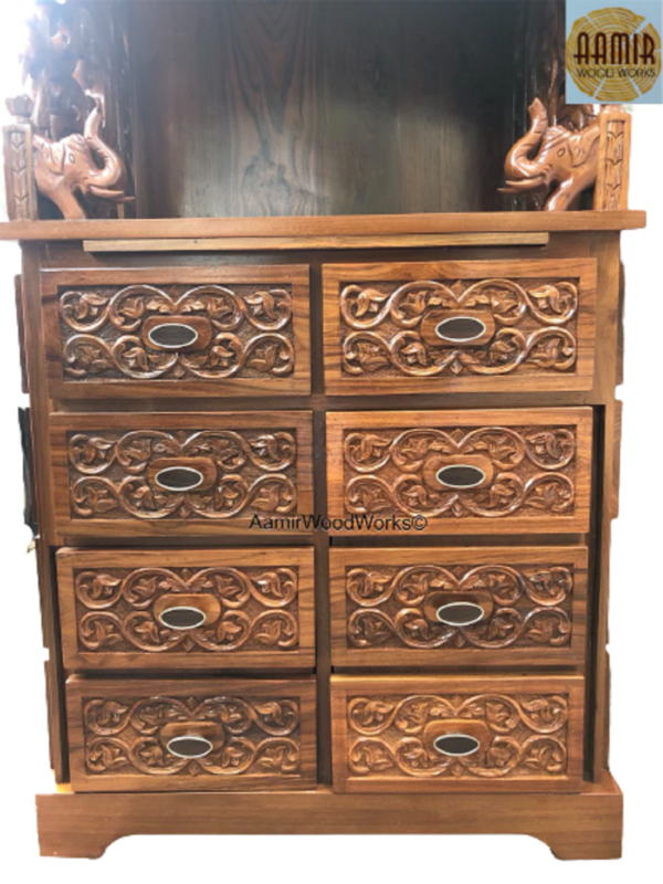 wooden temple for home