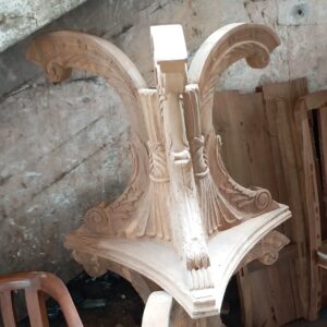 wooden dining table