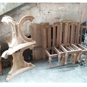 wooden dining set