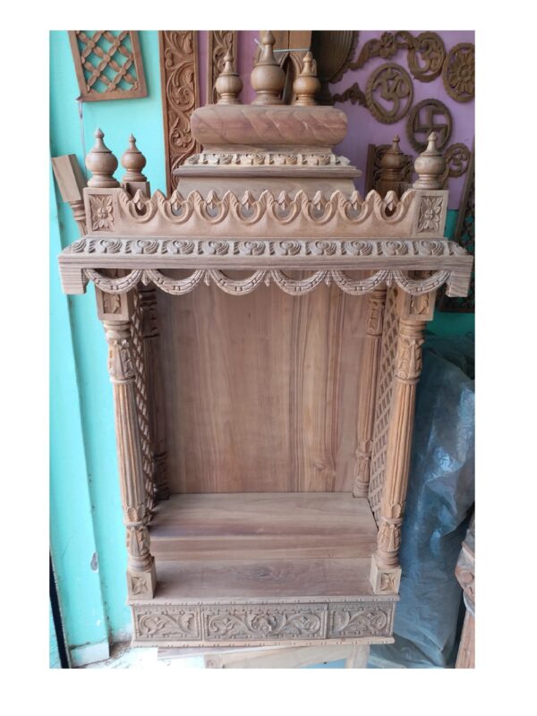 wooden temple for home