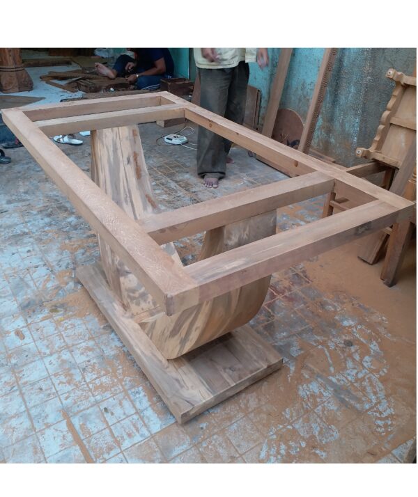 wooden dining table