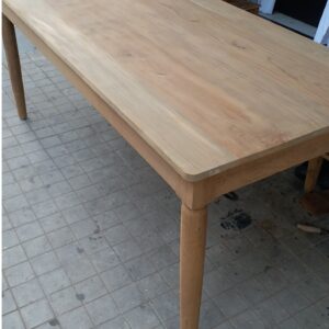 wooden dining table