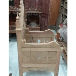 wooden arm chair