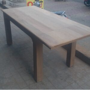 wooden dining table