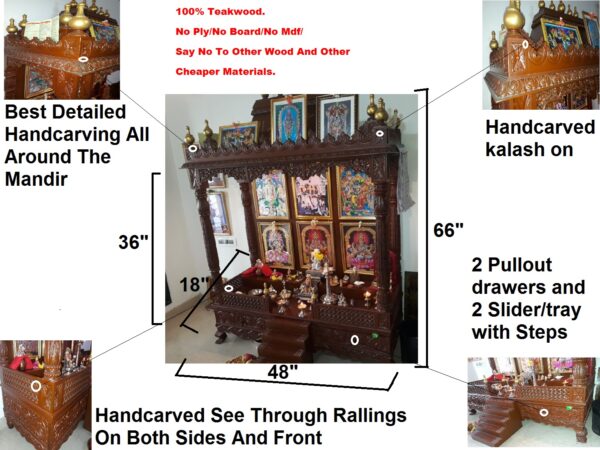 wooden temple for home