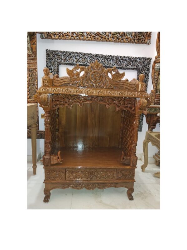 wooden temple for home