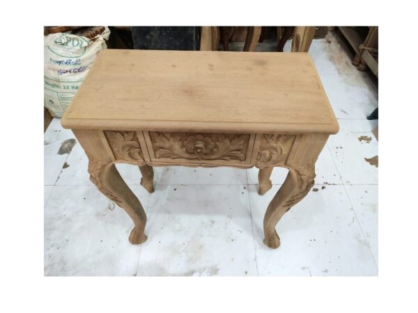 wooden console table