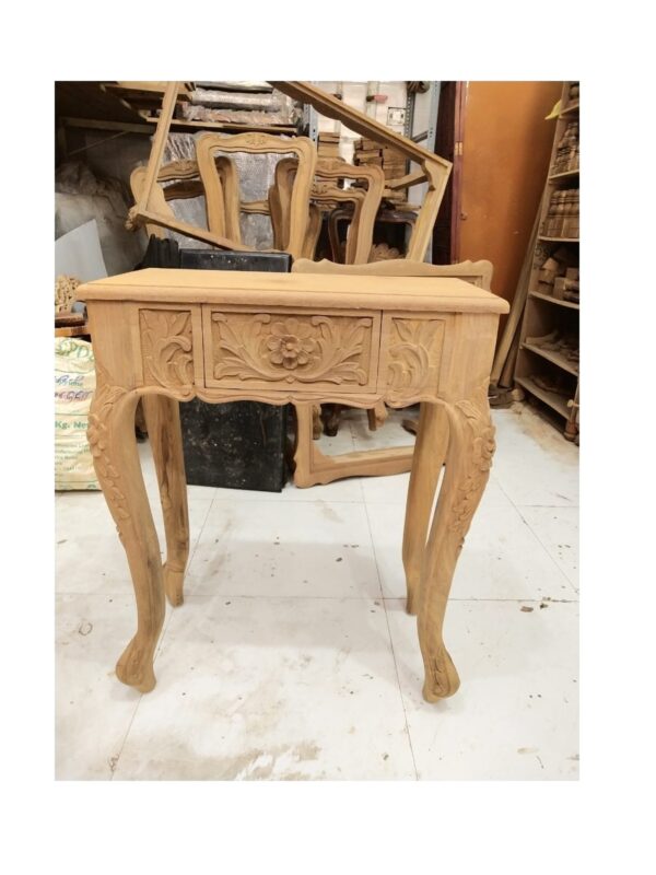 wooden console table