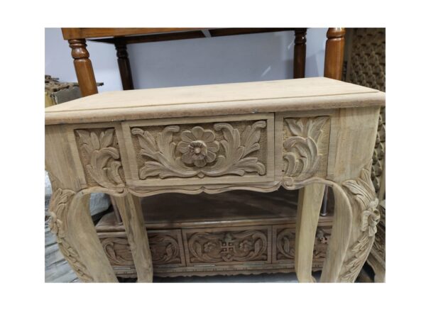 wooden console table