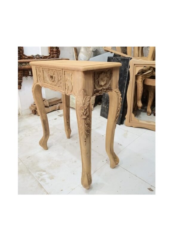 wooden console table