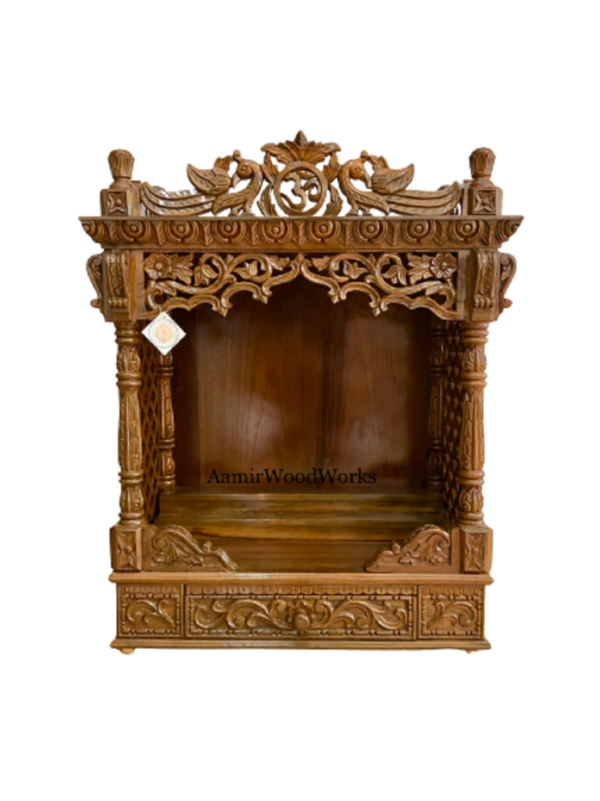 wooden temple for home