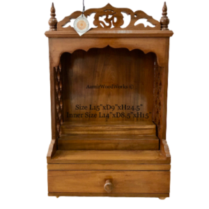 wooden temple for home