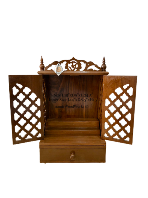 wooden temple for home
