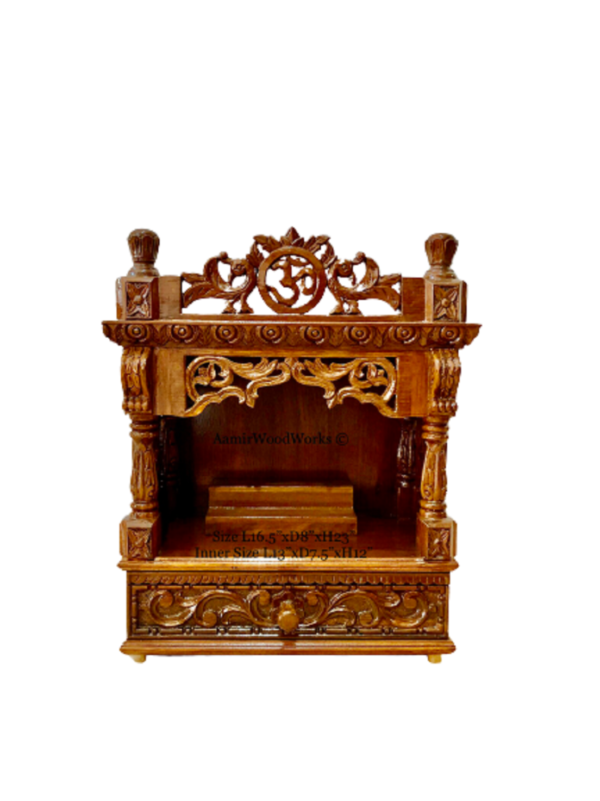 wooden temple for home