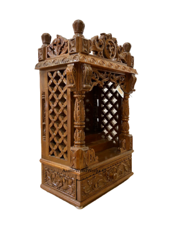 wooden temple for home