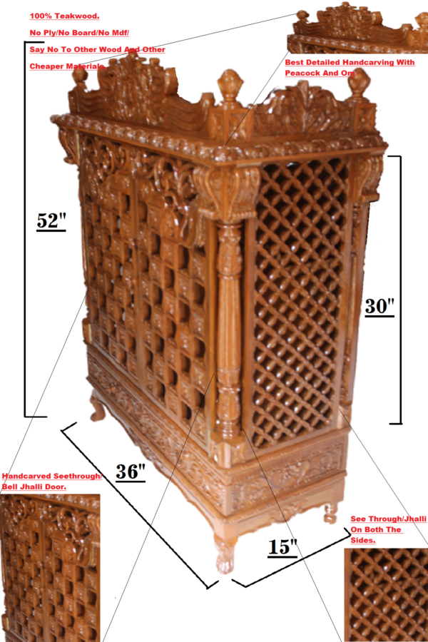 wooden temple for home
