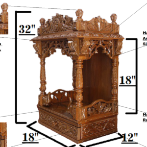 wooden temple for home