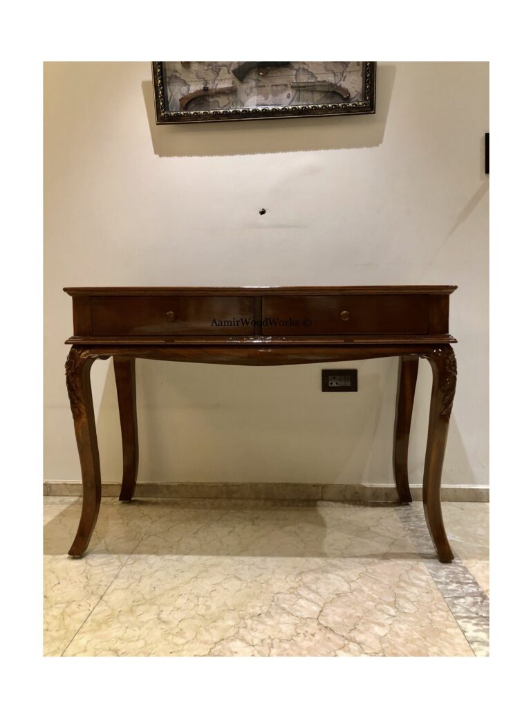 wooden table
