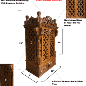 wooden temple for home