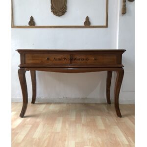 wooden console table
