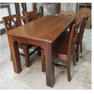 wooden dining set