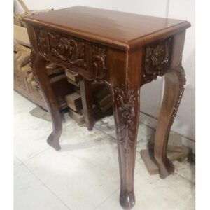 wooden console table