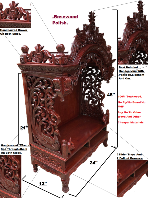 wooden temple for home