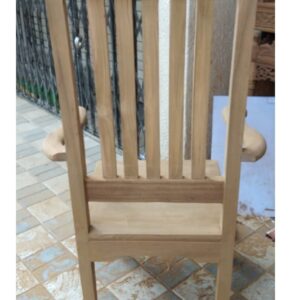 wooden arm chair