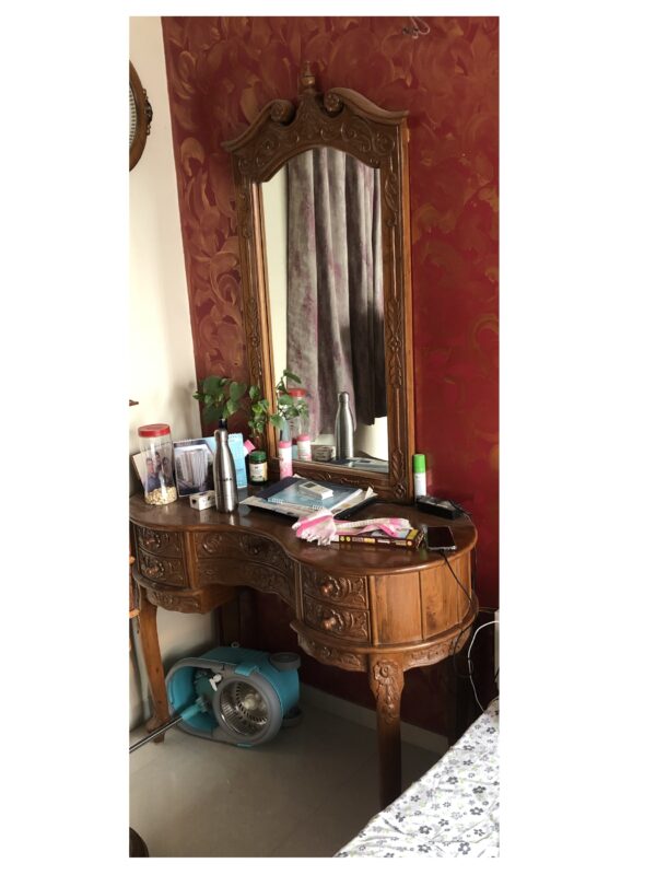 wooden dressing table